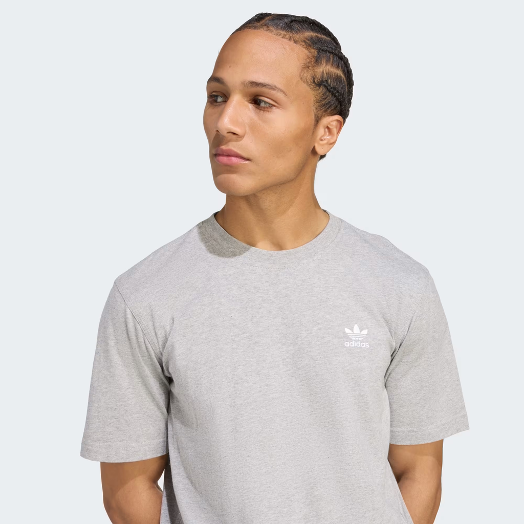 Áo Phông Adidas Nam Chính Hãng - Trefoil Essentials Tee - Màu Xám  | JapanSport JY6267