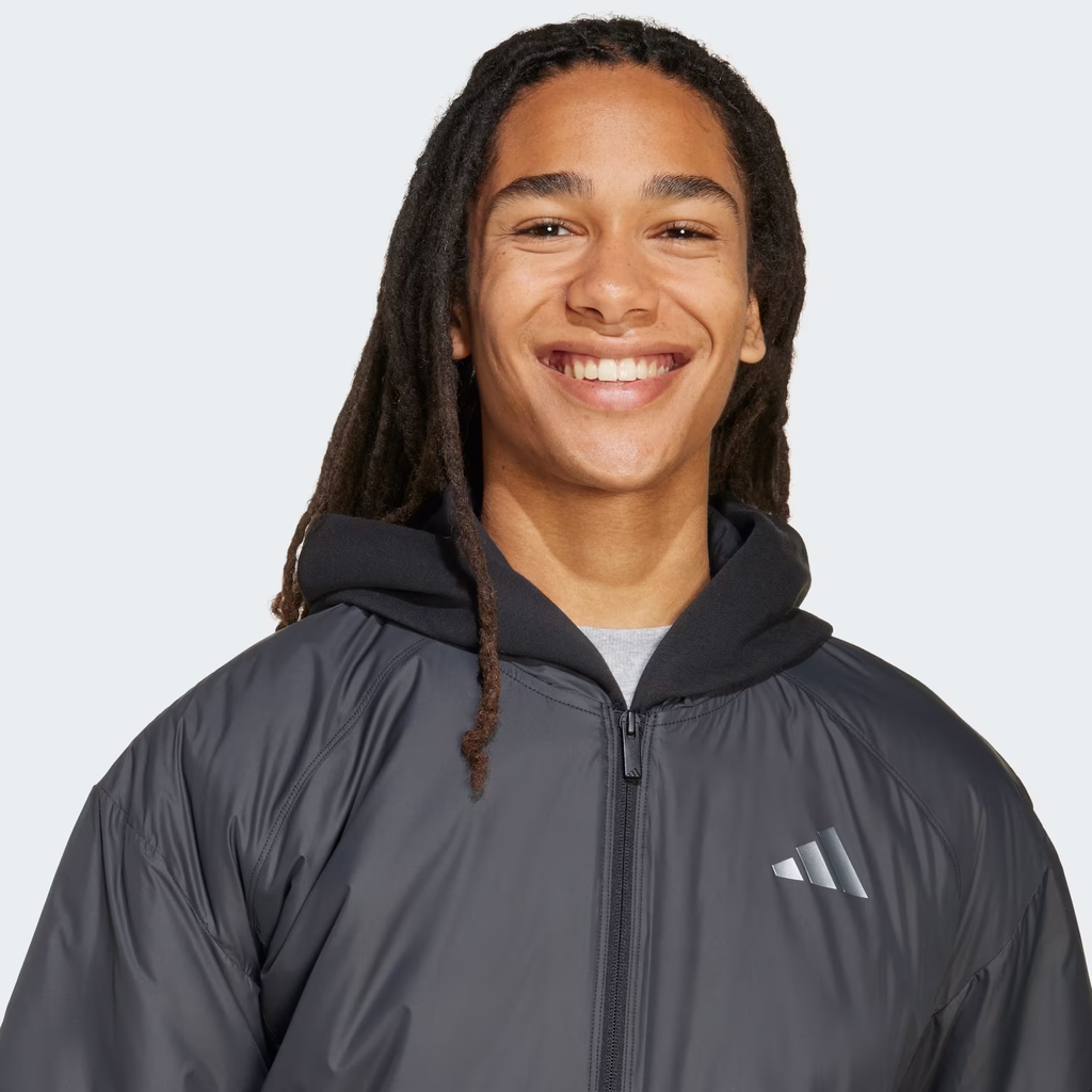 Áo Khoác Adidas Nam Chính Hãng - Essentials Holiday CLIMAWARM Insulated Bomber - Đen | JapanSport JL5075