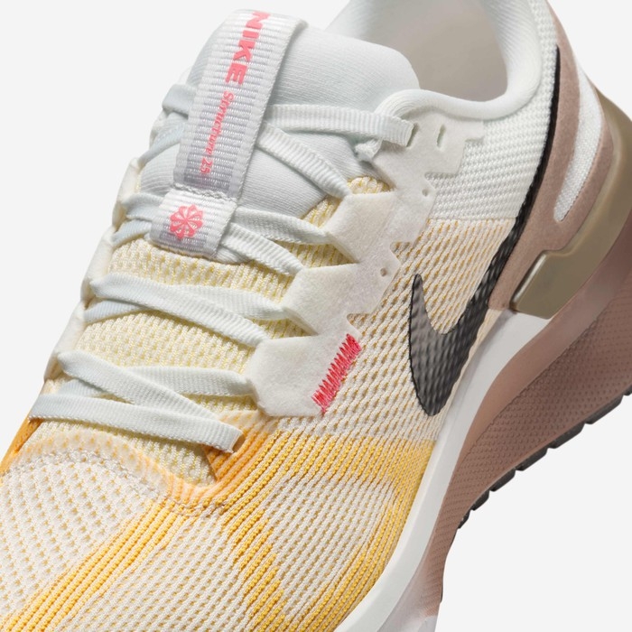 Giày Nike Nữ Chính Hãng - Air Zoom Structure 25 - Màu Trắng Nâu | JapanSport DJ7884-110