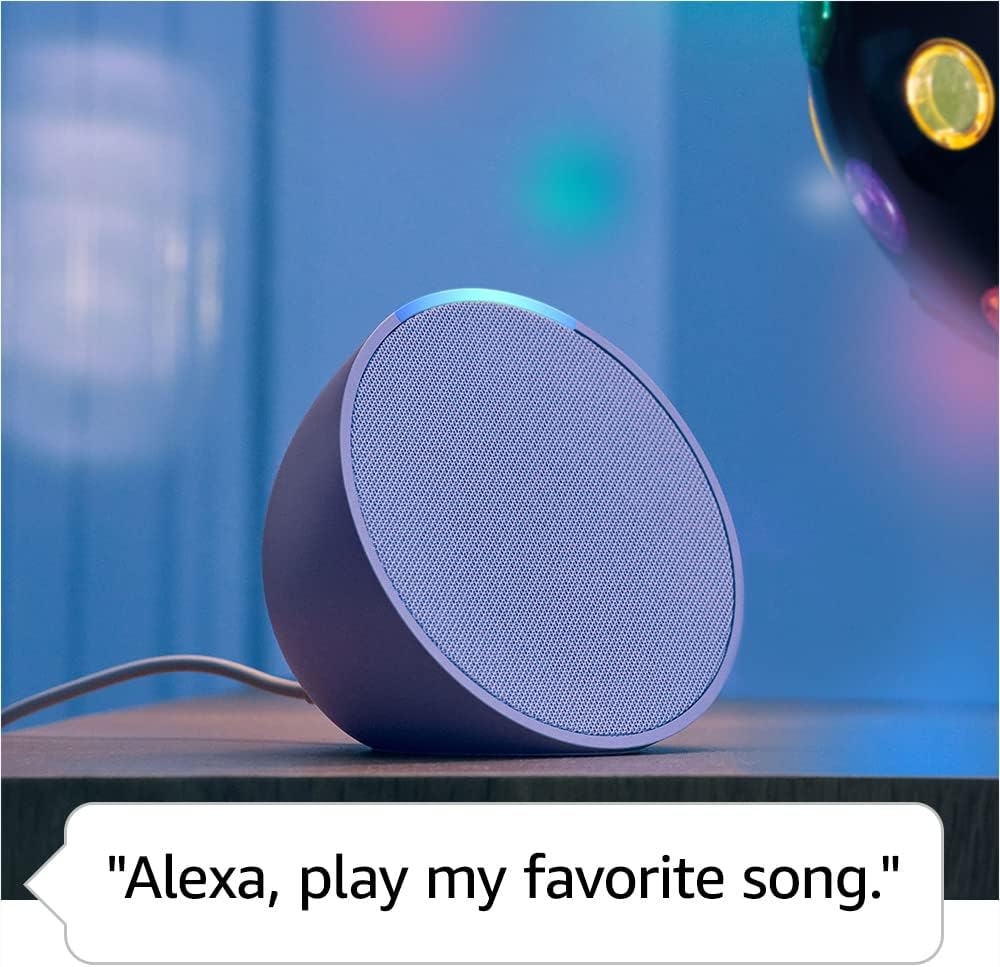 Loa Bluetooth Echo Pop Chính hãng-  Smart speaker with Alexa and Bluetooth - Màu Trắng | JapanSport