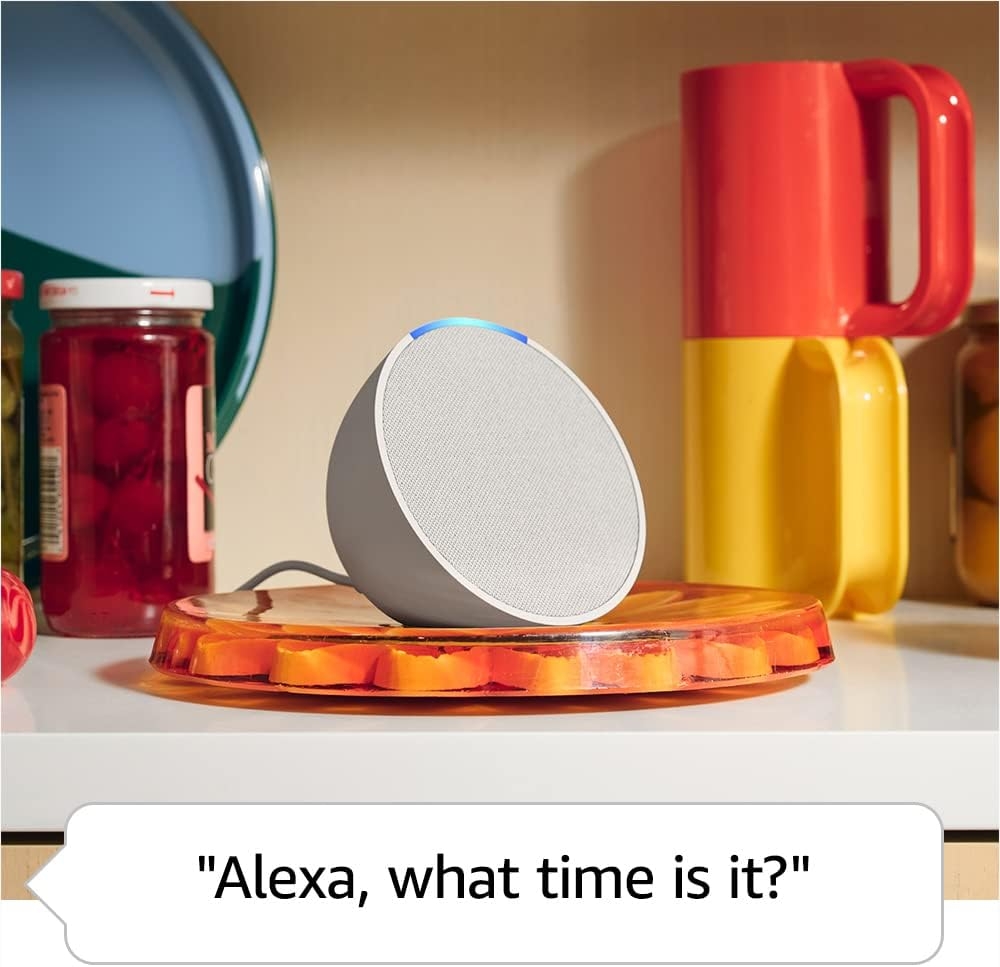 Loa Bluetooth Echo Pop Chính hãng-  Smart speaker with Alexa and Bluetooth - Màu Trắng | JapanSport