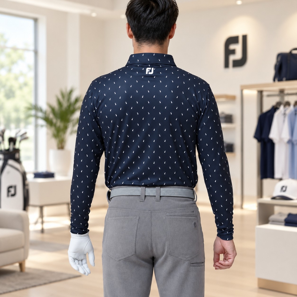 Áo Dài Tay FOOTJOY Chính Hãng -Thermolite - Màu Xanh | JapanSport 81073   FJ-F23-S07