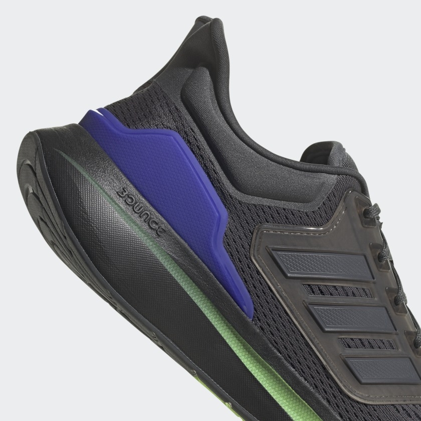 Giày chạy Adidas Chính hãng - EQ21 RUN Nam - Đen Xám | JapanSport H00515