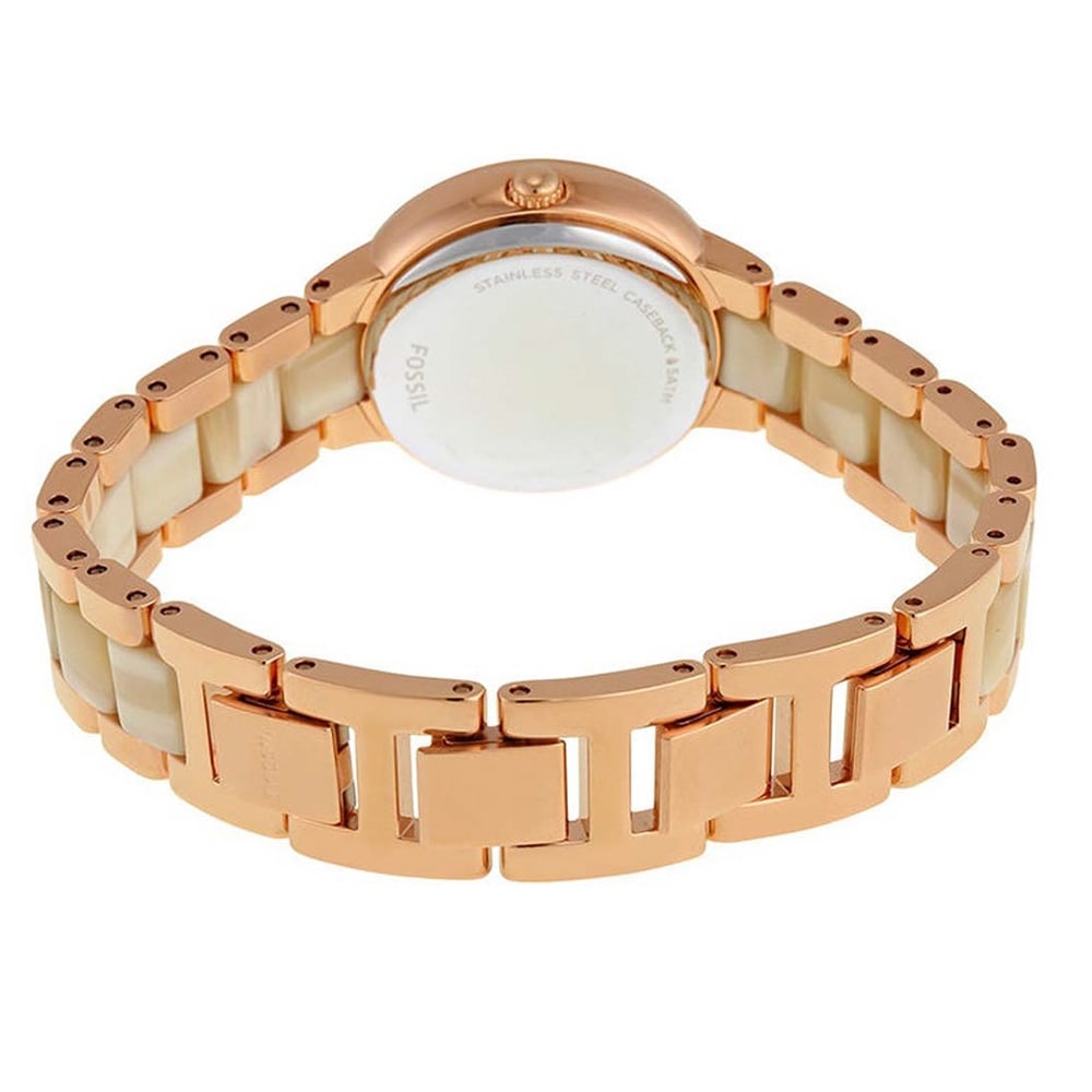 Đồng hồ Nữ Fossil Chính hãng - Fossil Virginia Rose-Tone & Horn | JapanSport ES3716