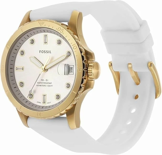Đồng hồ Fossil Chính hãng - Fossil FB-01 Quartz Crystal Silver Dial | JapanSport ES5286
