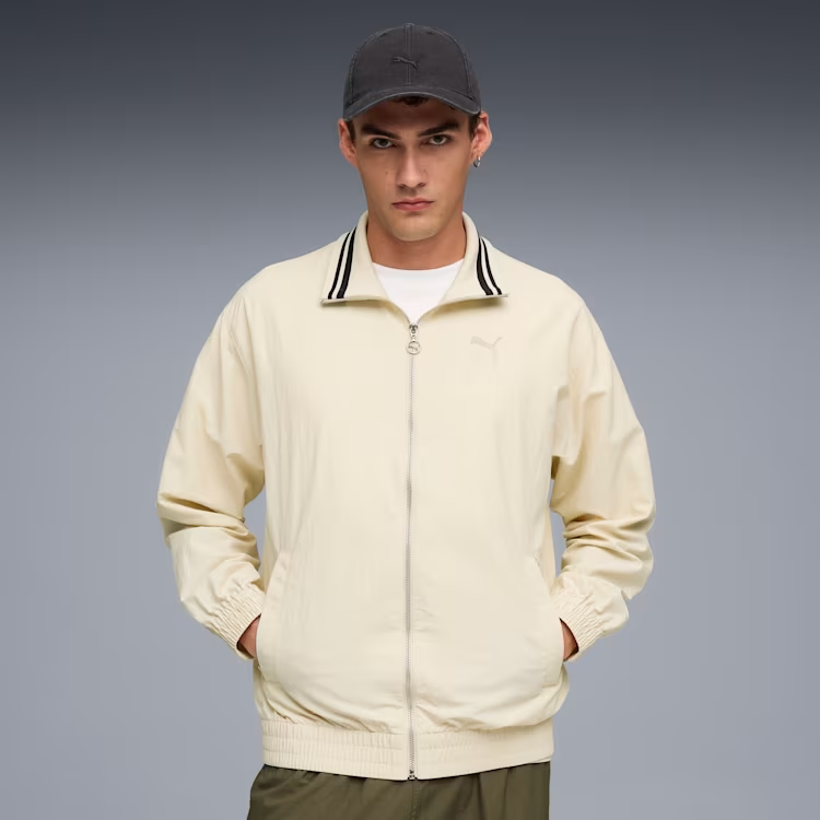 Áo Khoác Puma Chính Hãng - Unisex Premium ESS Relaxed Track Jacket - Màu Trắng| JapanSport 634028-87