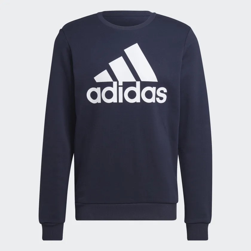 Áo Khoác Adidas Nam Chính Hãng - Essentials Big Logo Sweatshirt - Xanh | JapanSport HL2298
