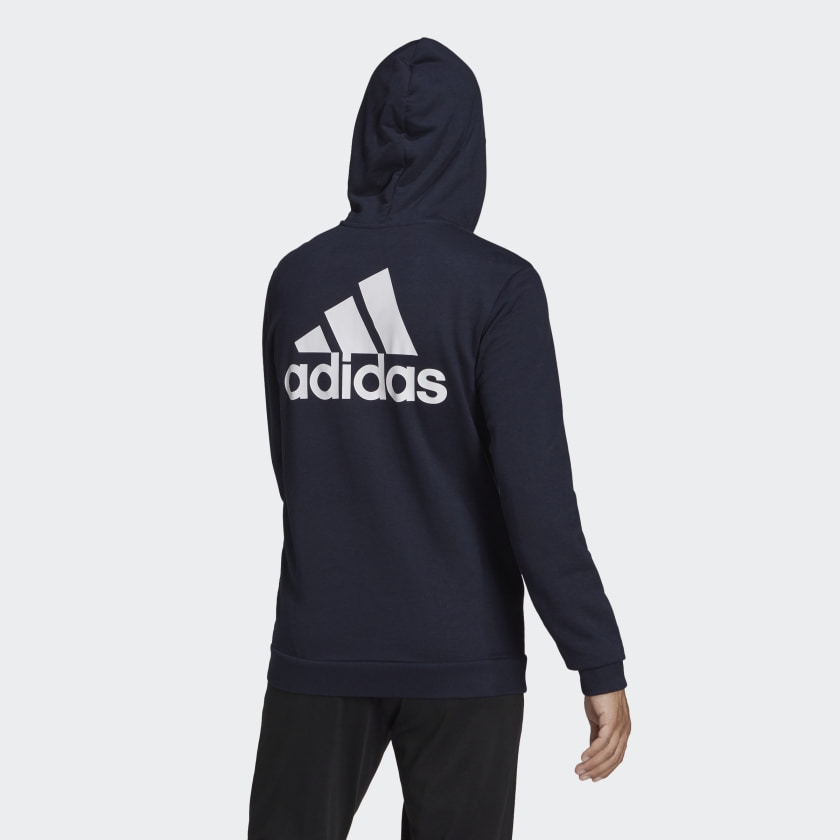 Áo Khoác Adidas Chính hãng - Essentials French Terry Big Logo Track Jacket - Xanh | JapanSport GK9045
