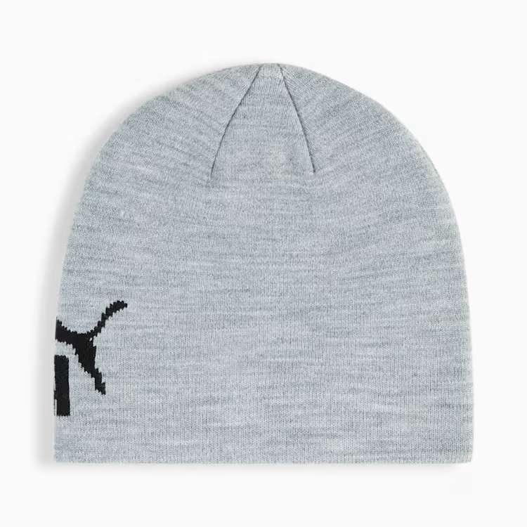 Mũ len Puma Chính Hãng - Essentials Mid Crown Cuffless Beanie - Màu Xám | JapanSport 026411-02