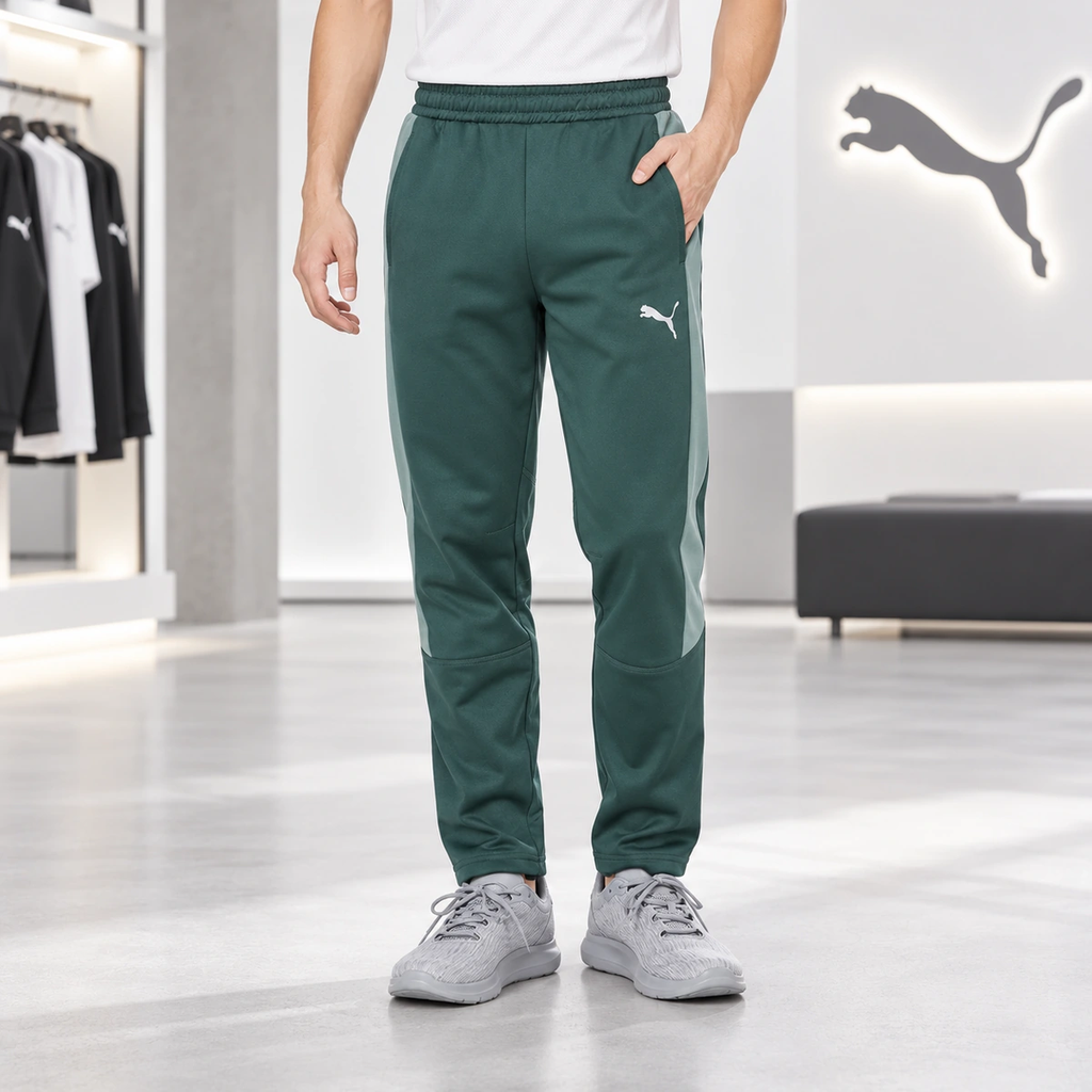 Quần Puma Chính Hãng - EVOSTRIPE Warm Pants  - Màu Xanh | JapanSport 846345-80