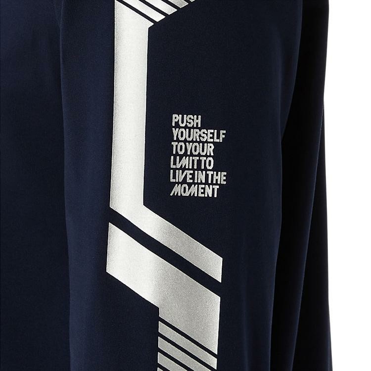 Áo Khoác Asics Chính Hãng - LIMO Fleece-Lined Stretch Knit Jacket - Màu Navy | JapanSport 2031D576-400