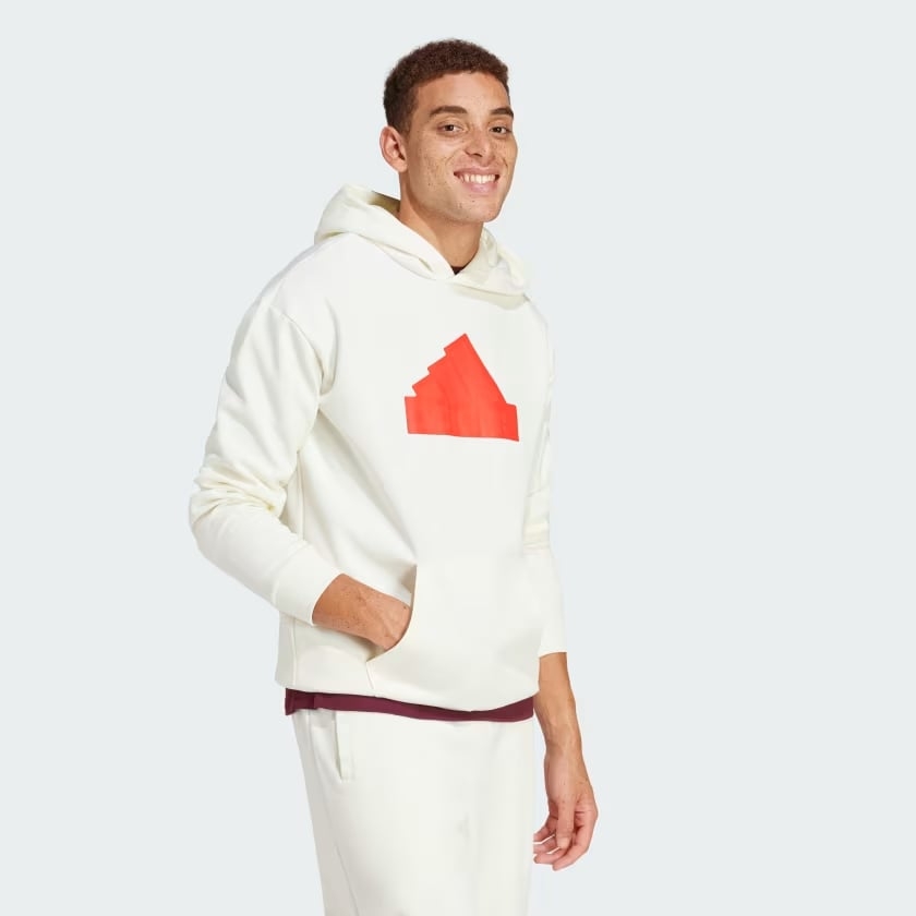 Áo Khoác Adidas Chính Hãng - Hoodie Badge of Sport Future Icons - Màu Trắng | JapanSport IR9184