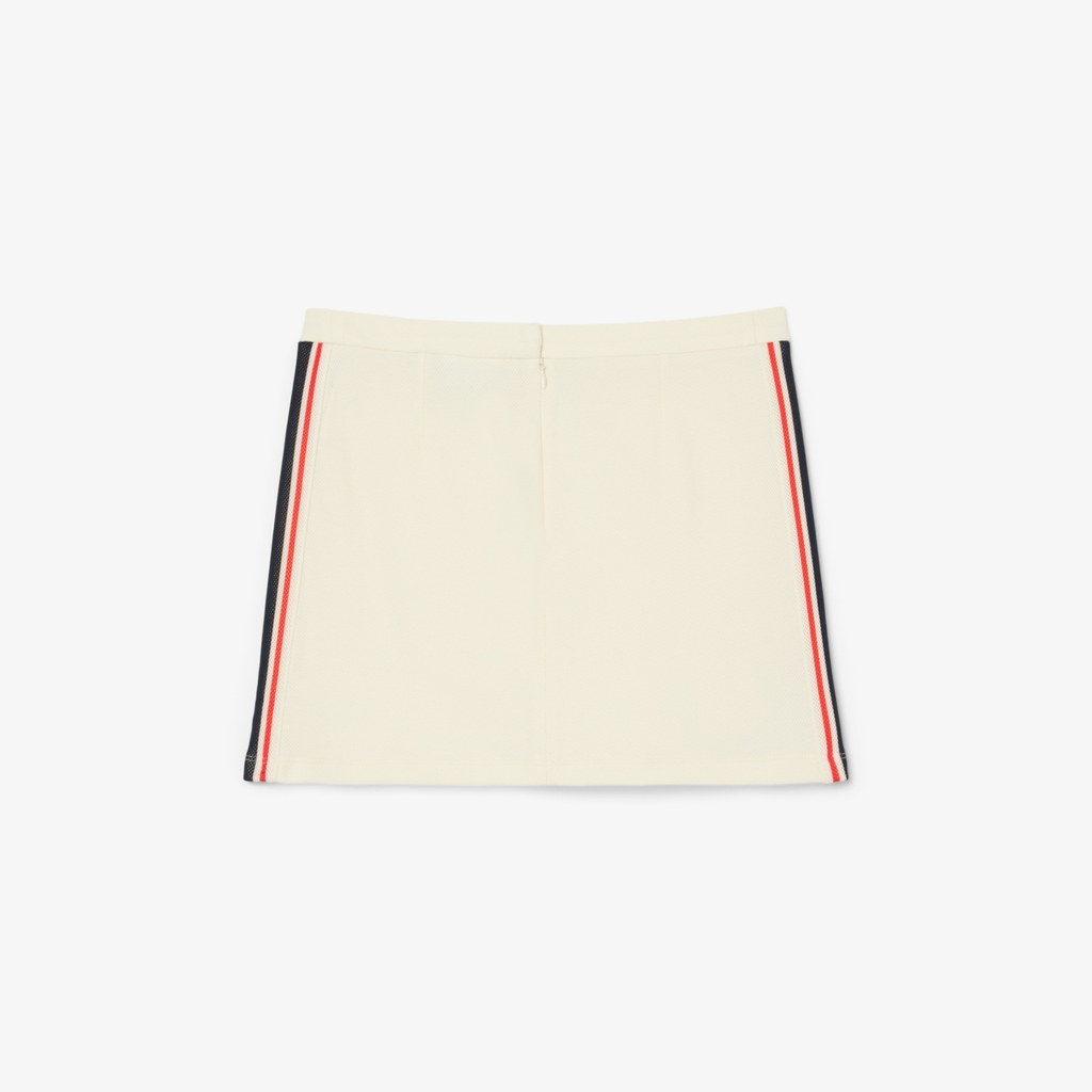 Chân Váy Lacoste Nữ Chính Hãng - Textured piqué skirt - Màu Navy | JapanSport JF0522-51-XFJ