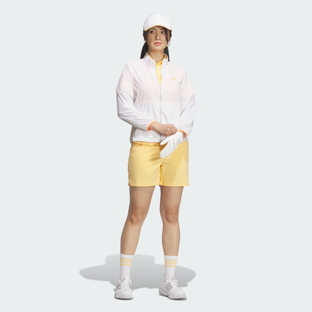 Áo Khoác Gió Nữ Adidas Chính Hãng - ULTIMATE365 TOUR Sports Jacket - Màu Trắng | JapanSport KD4129