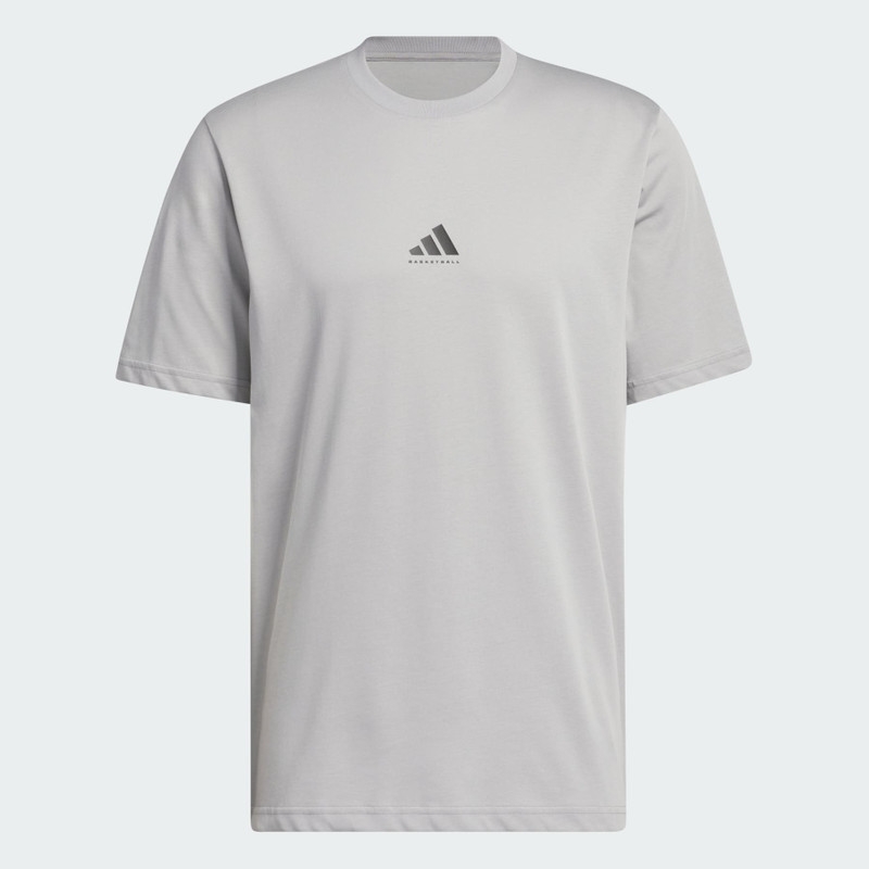 Áo thun Adidas Chính hãng - Basketball Graphic Tee - Màu Xám | JapanSport JN4712