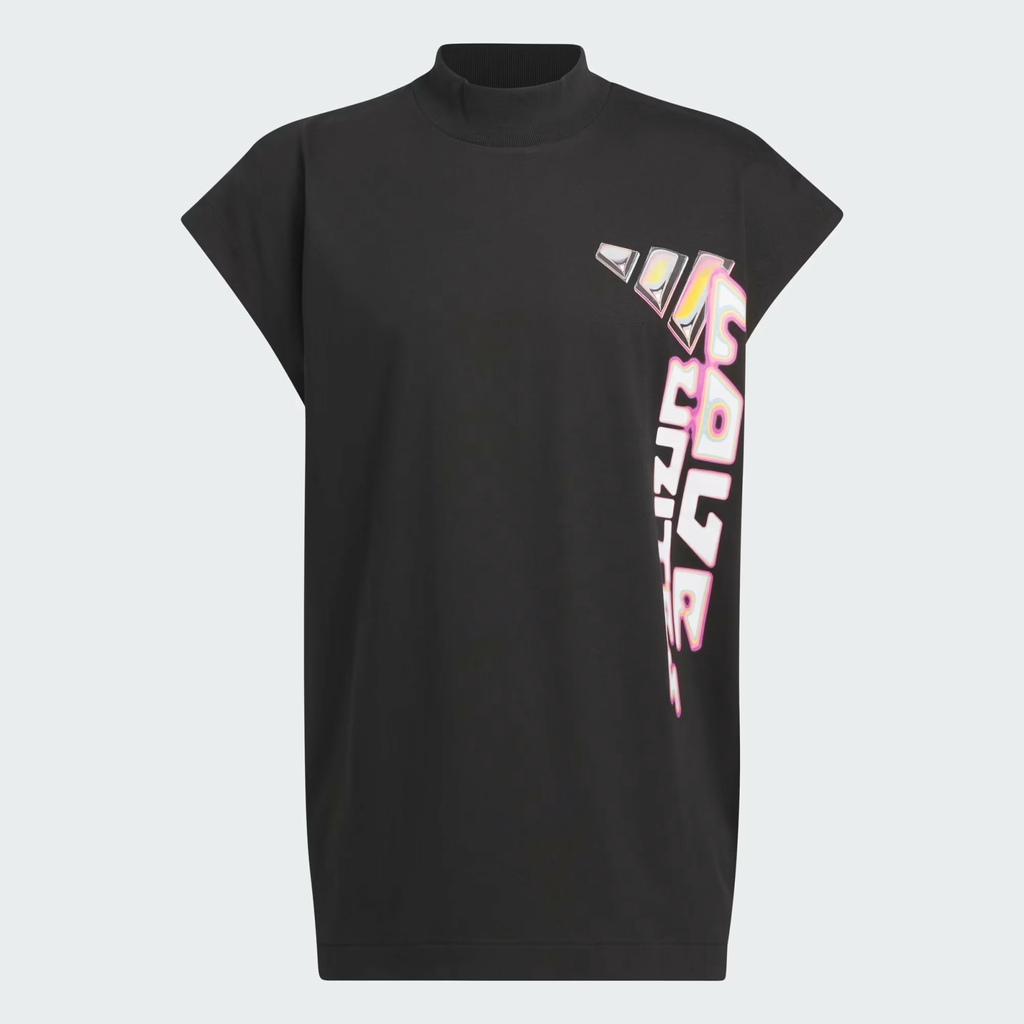 Áo ba lỗ Adidas Nam Nữ Chính Hãng - Pride Printed Cropped Tank Top - Màu Đen | JapanSport IW2725