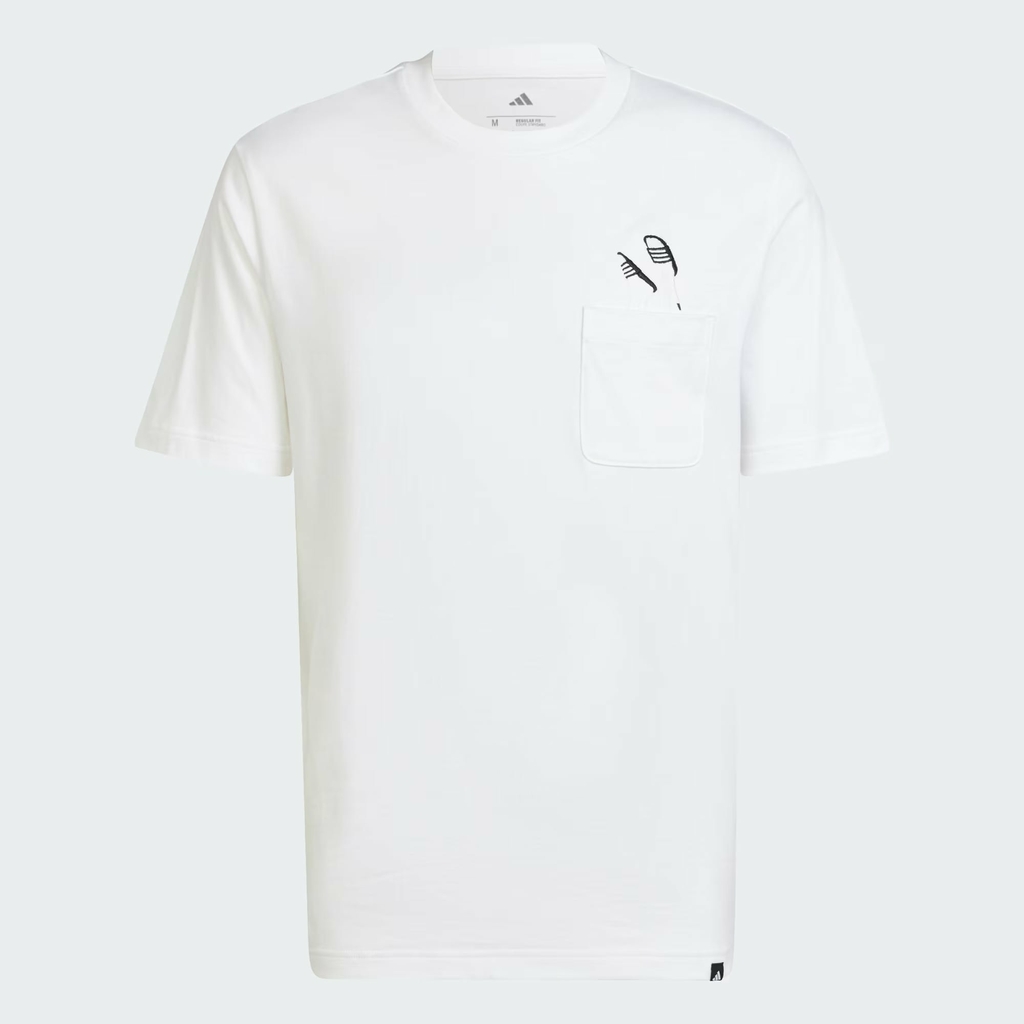Áo Phông Adidas Chính hãng - Graphic Dép - Màu Trắng | JapanSport JC5282