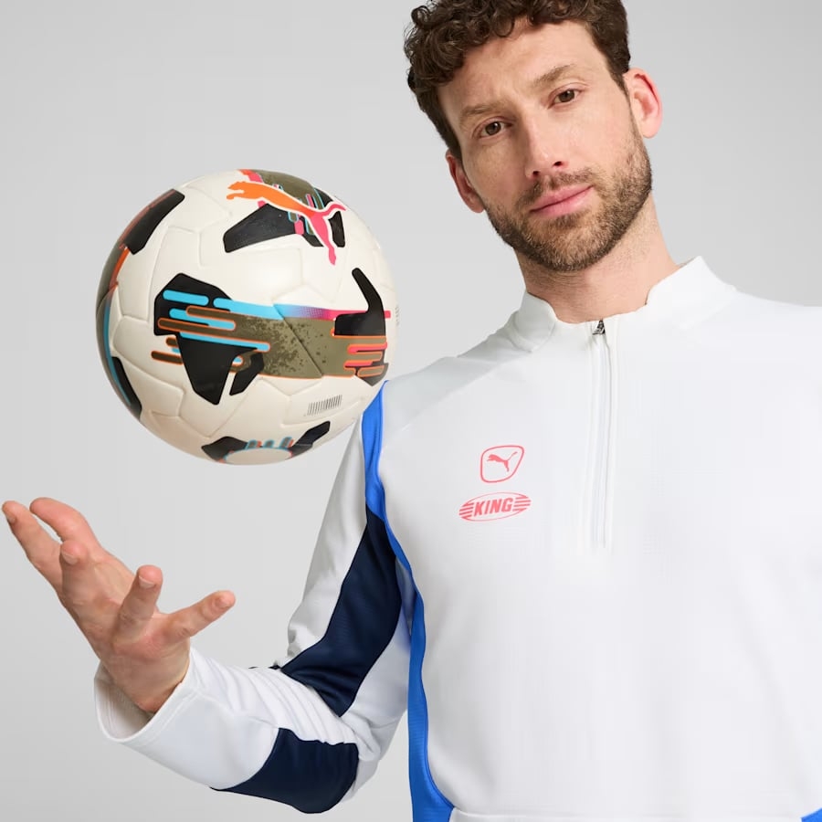 Áo Khoác Puma Nam Chính Hãng - KING Pro - Màu Xanh/Trắng | JapanSport 658348-08