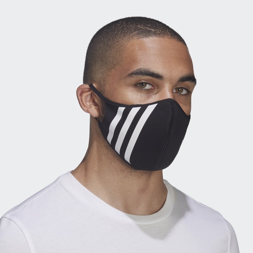 Set 3 chiếc Khấu trang Adidas Chính hãng - Face Covers - Không dùng trong y tê - Đen | JapanSport HC4703