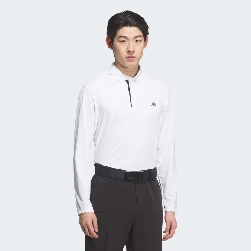 Áo Polo Adidas Nam Chính Hãng -ULTIMATE365 TOUR LONG SLEEVE POLO SHIRTS- Màu TRẮNG | JapanSport KA1782