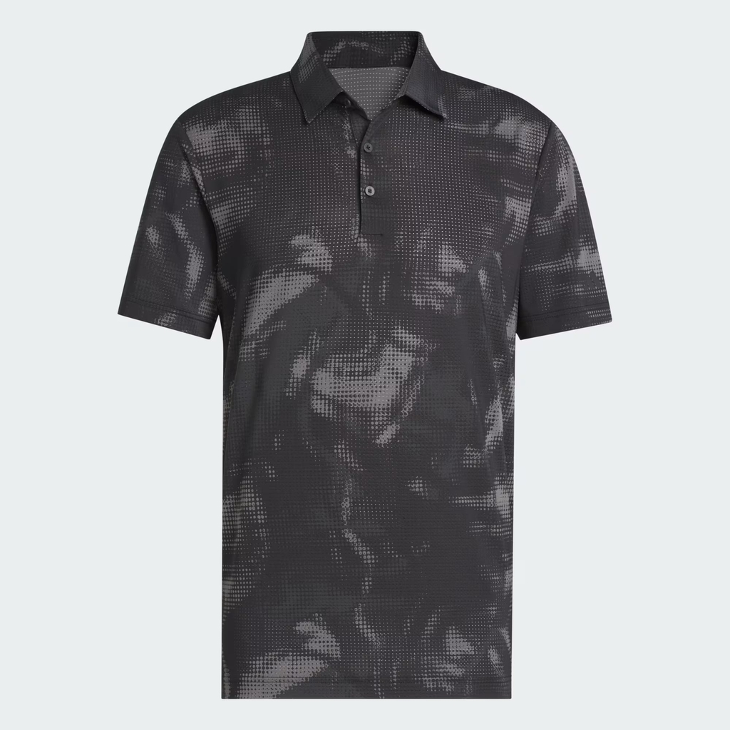 Áo Polo Adidas Nam Chính Hãng - Ultimate365 Printed Mesh Polo Shirt - Màu Đen | JapanSport JF4894