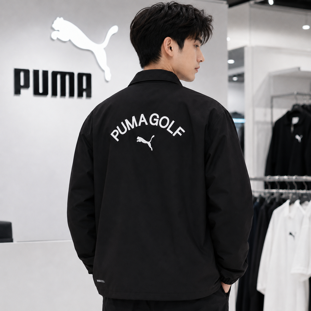 Áo Khoác Puma Nam Chính Hãng -  PUMA PC Stretch Coach Jacket - Màu Đen | JapanSport  630311-01