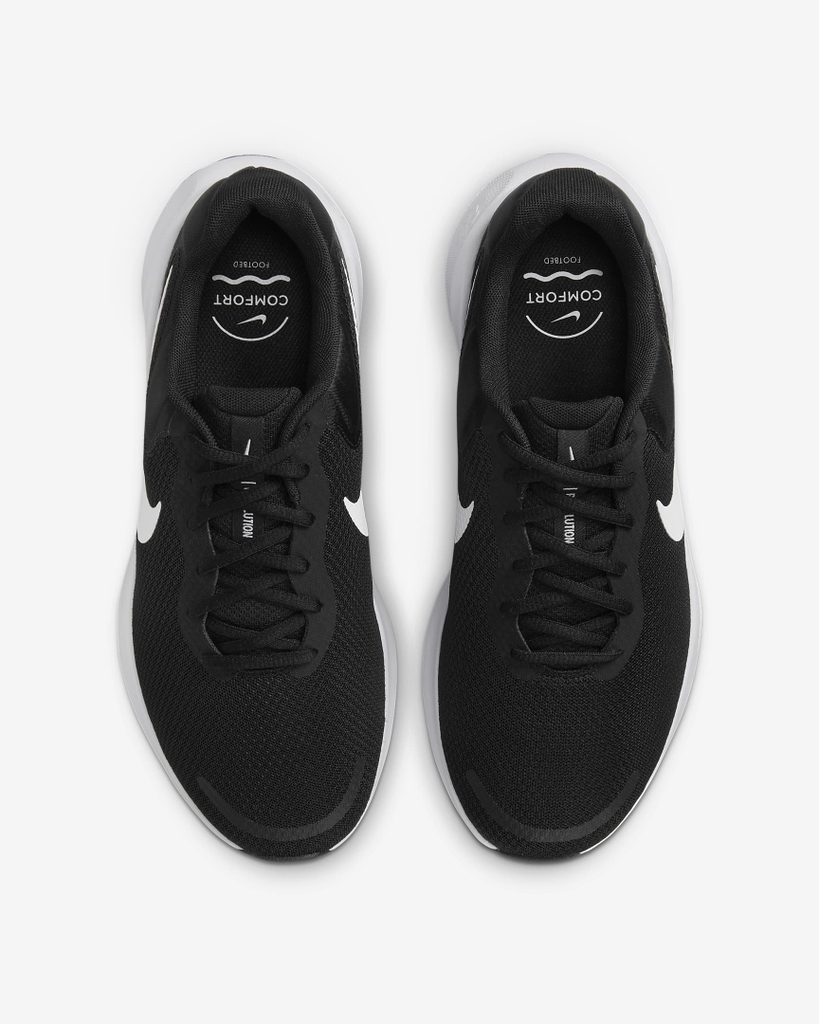 Giày Nike Nam Chính Hãng - Revolution 7 Wide - Đen | JapanSport FB8501-002