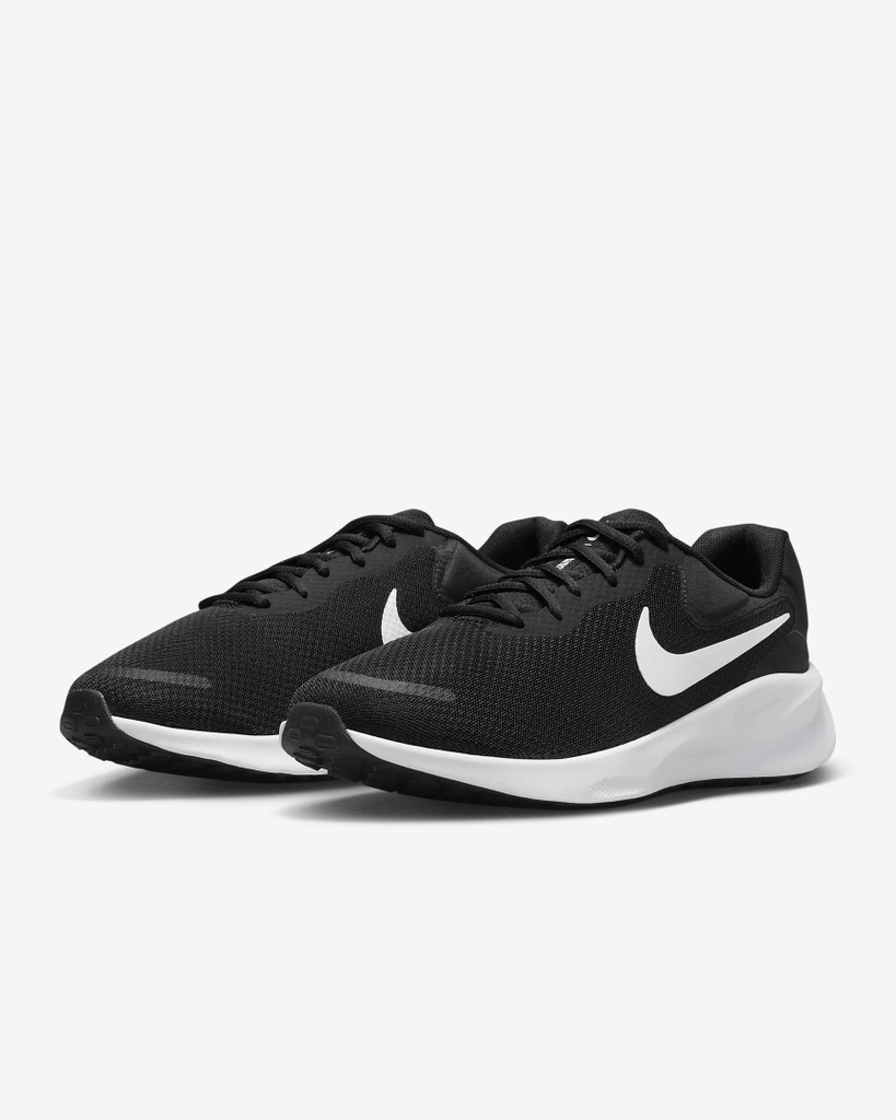 Giày Nike Nam Chính Hãng - Revolution 7 Wide - Đen | JapanSport FB8501-002