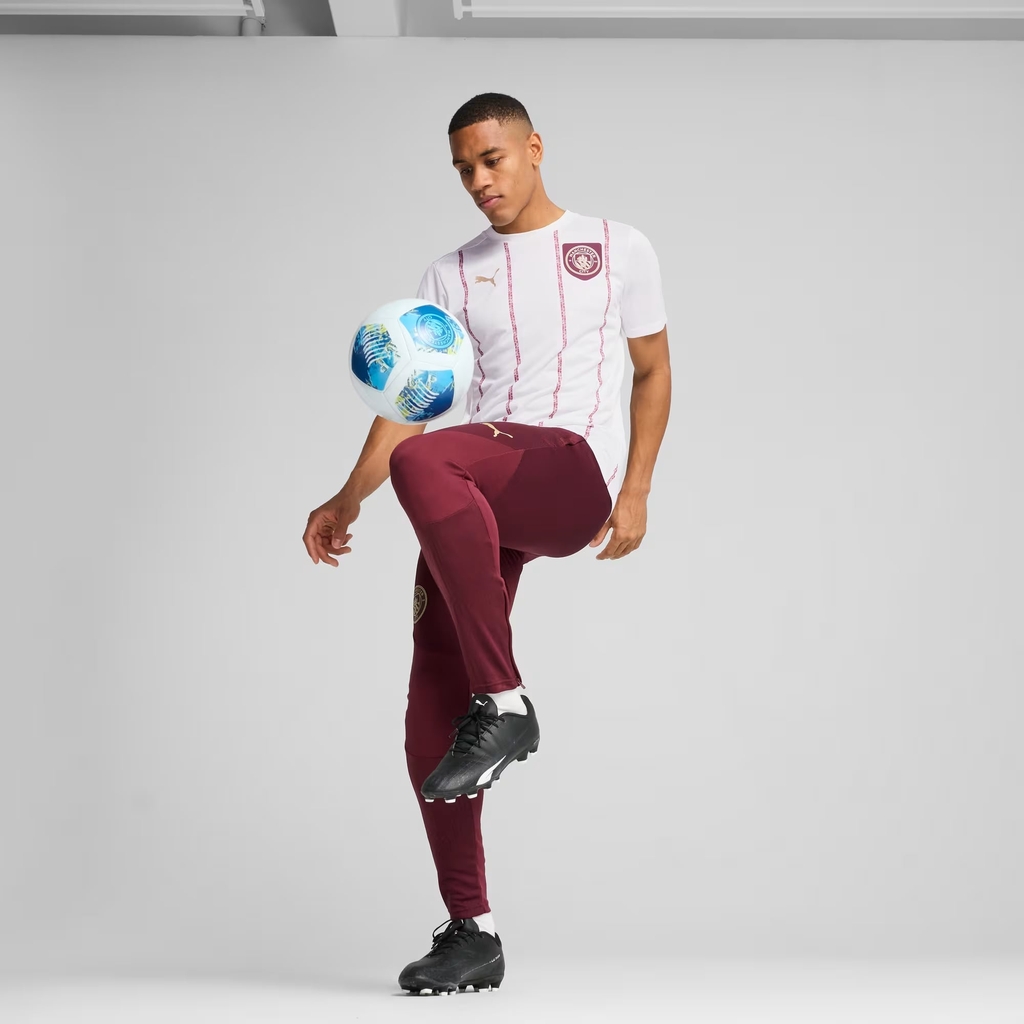 Áo Phông Puma Chính hãng - Manchester City Pre-match jersey - Màu Trắng | JapanSport 779155-77