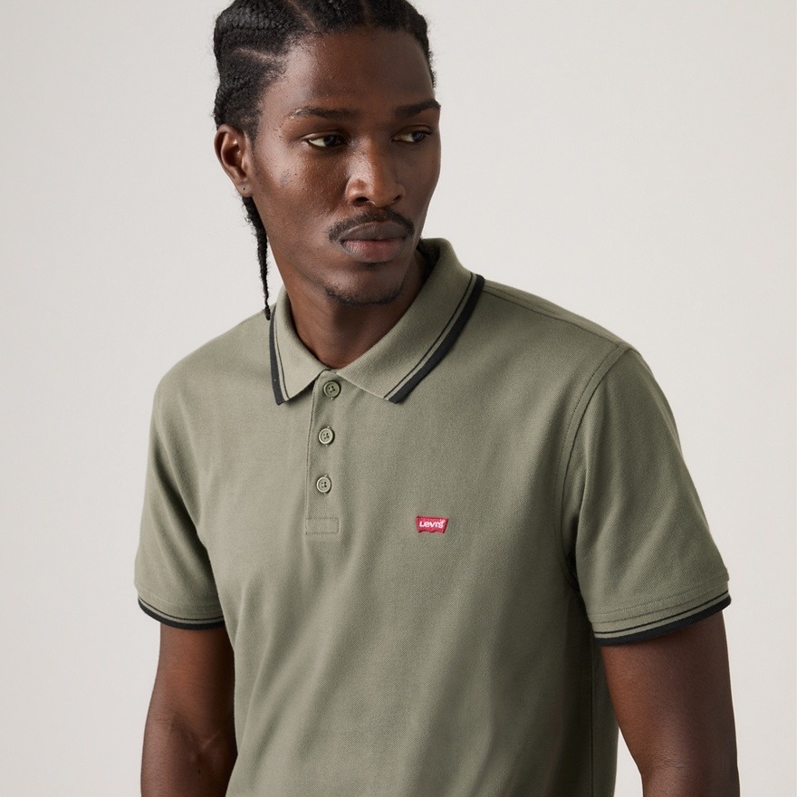 Áo Polo Levi's Chính Hãng - Housemark Polo - Màu Xanh Xám | JapanSport 358830349