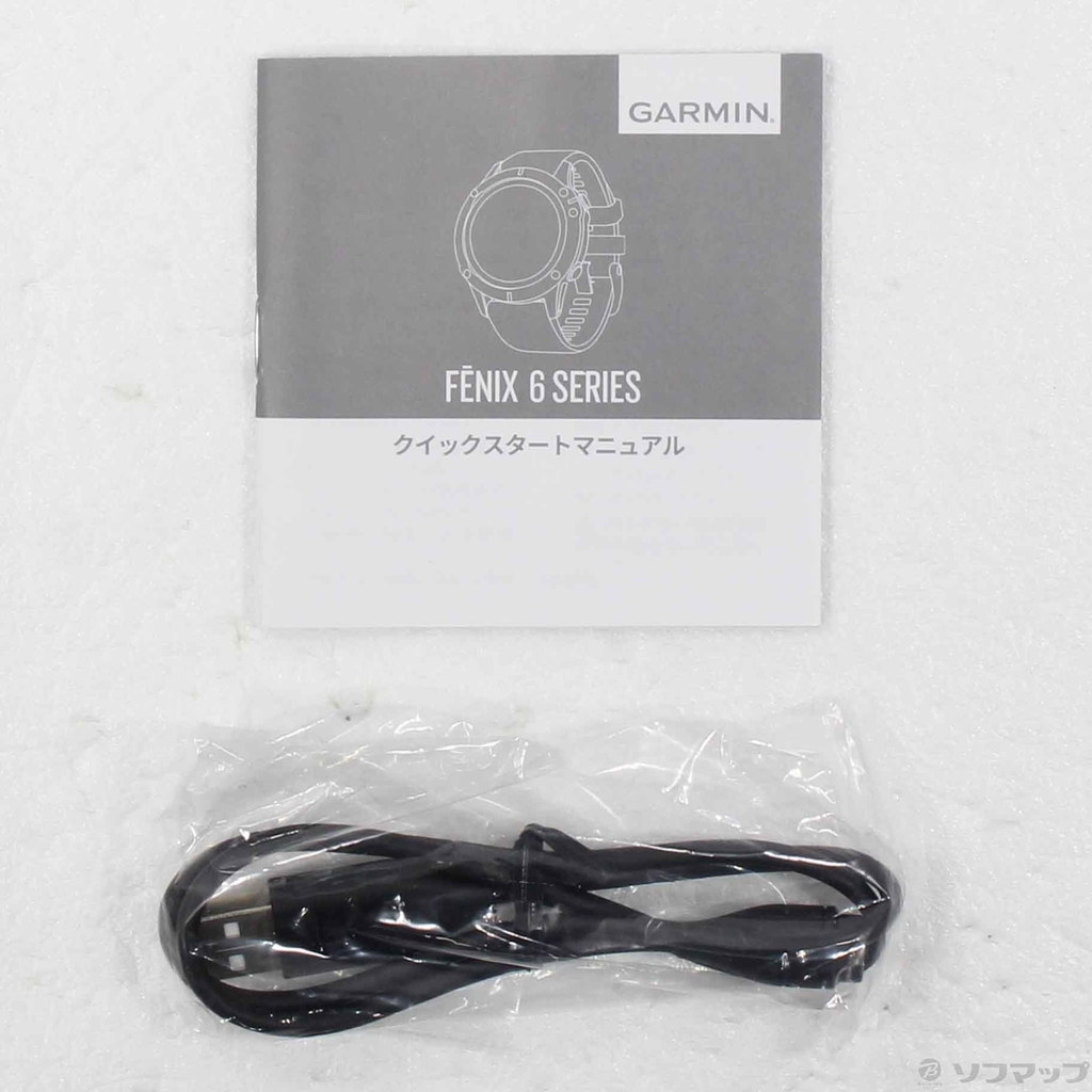 NHƯ MỚI【Đã qua sử dụng】Đồng hồ thông minh Garmin Chính Hãng - Fenix 6X Pro Dual Power Ti 51mm - Màu đen | JapanSport