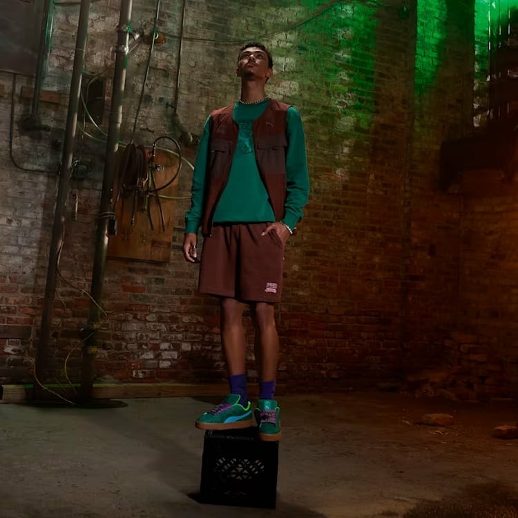 Áo Gile Puma Chính hãng - PUMA x TMNT - Màu Đỏ Đô | JapanSport 630104-65