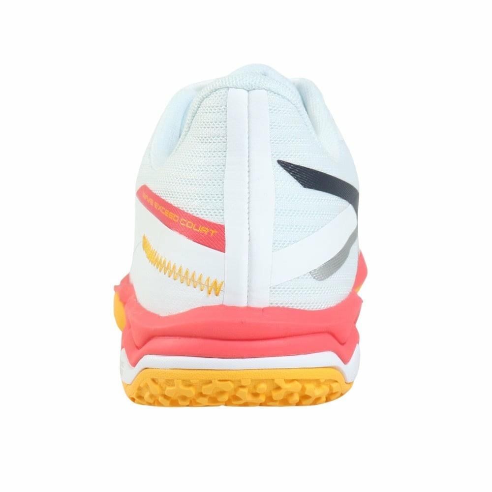 Giày Tennis Mizuno Chính hãng - Wave Exceed Court Wide OC - Màu Trắng | JapanSport 61GB2518-60