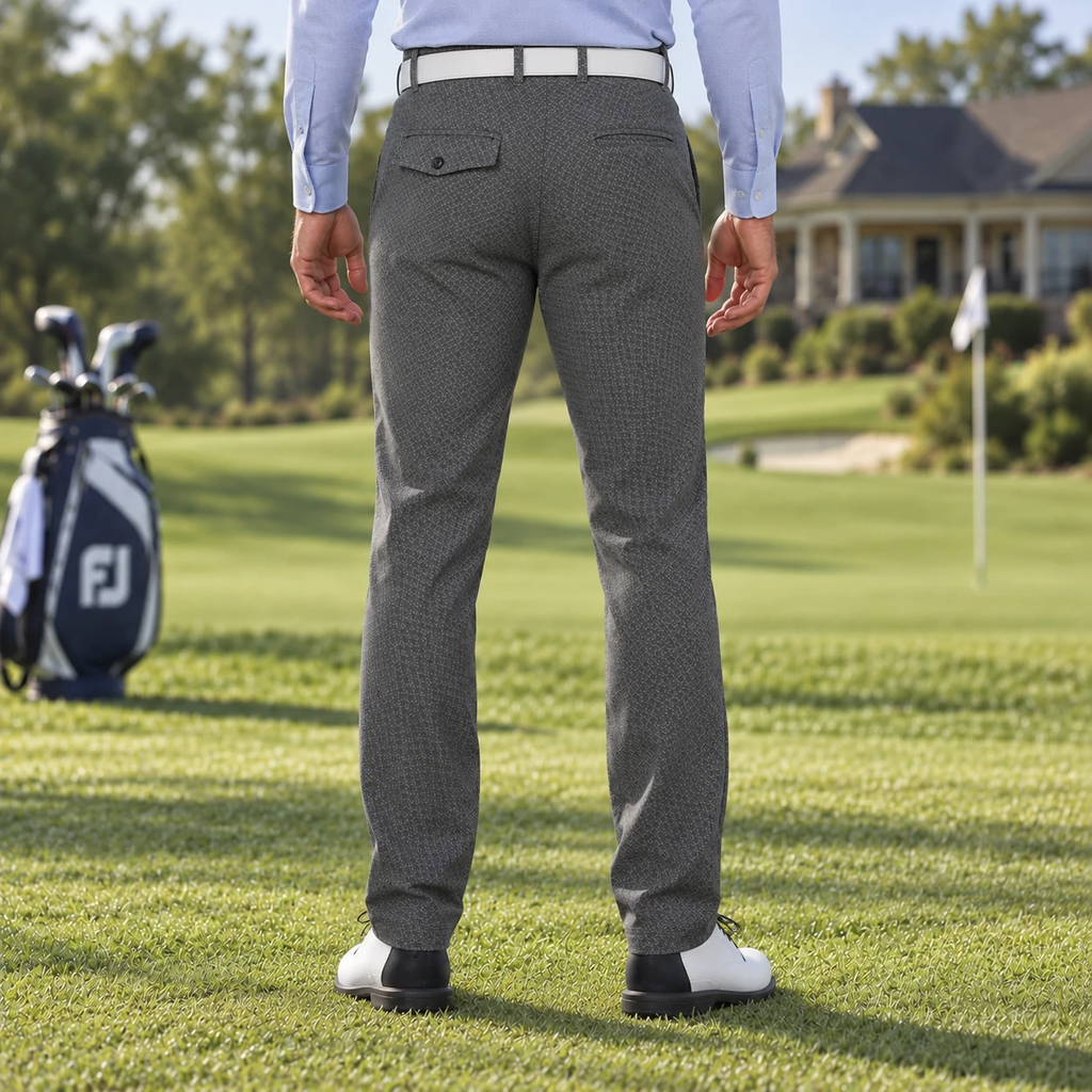 Quần FOOTJOY Chính Hãng - Golf Wear Brushed Houndstooth Pattern - Màu Xám | JapanSport 38579-FJ-F25-P06