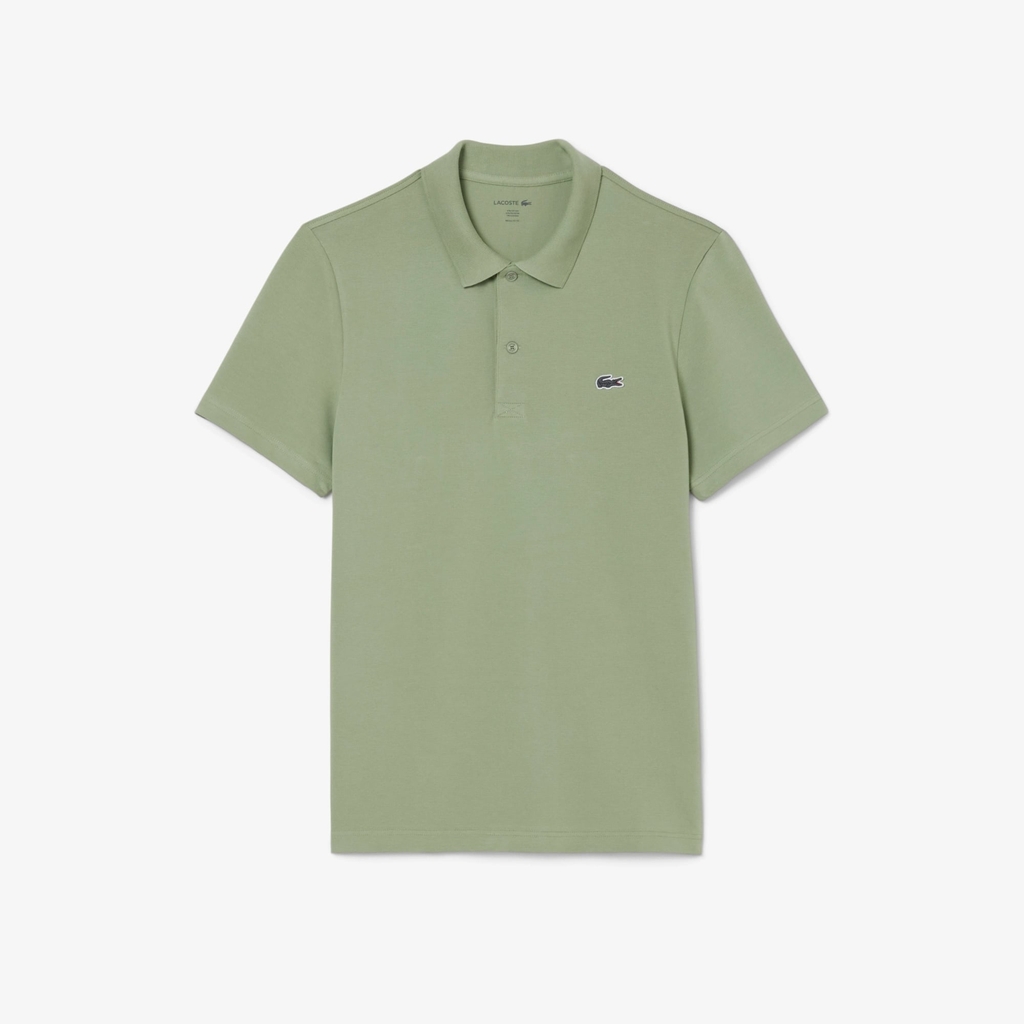 Áo Polo Golf Lacoste Nam Chính hãng - Regular Fit Cotton Blend - Màu Xanh | JapanSport DH5522-51-S86