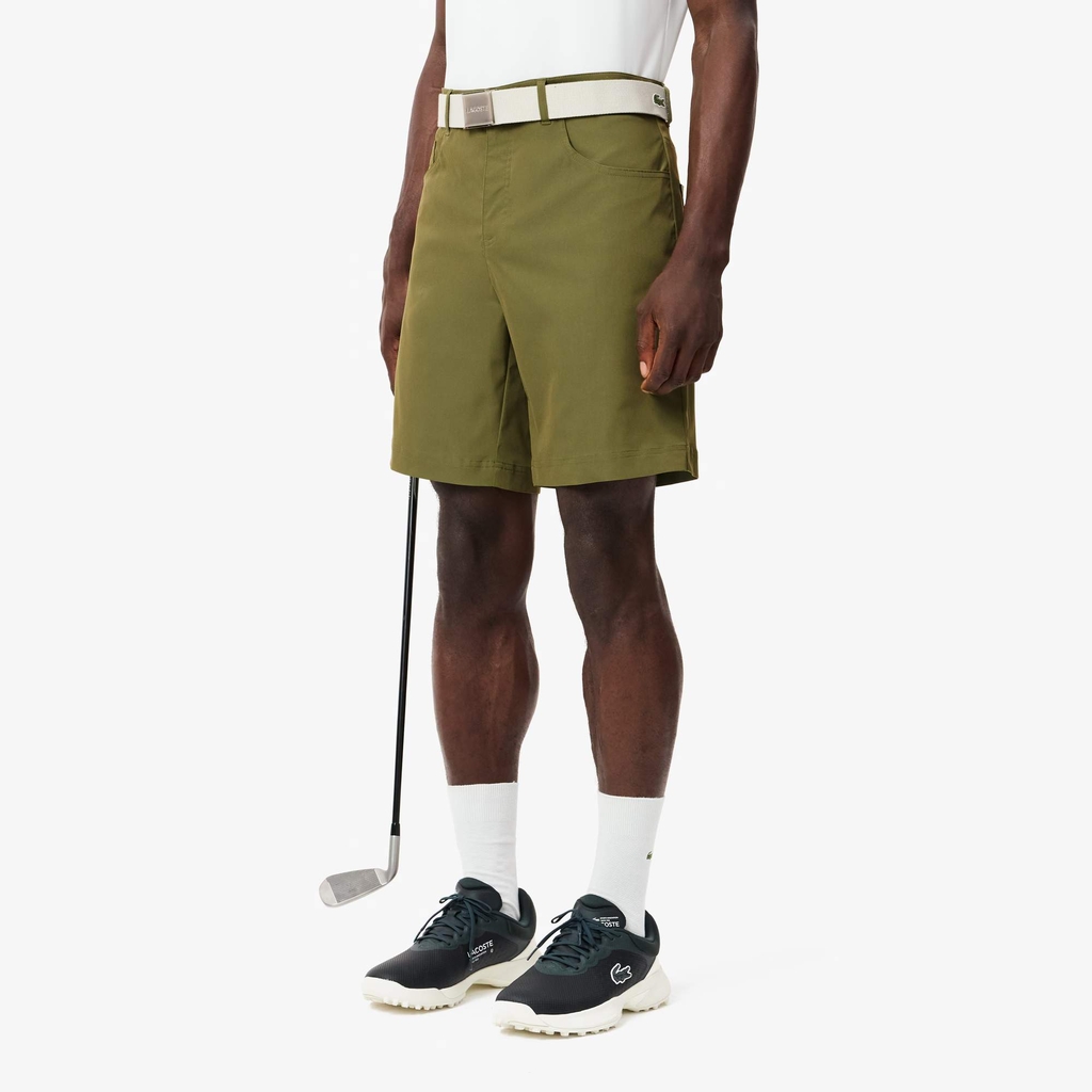 Quần short Lacoste Chính Hãng -  Multi-Pocket Ultra Dry Golf Shorts - Màu Olive | JapanSport  FH6882-51-BMY