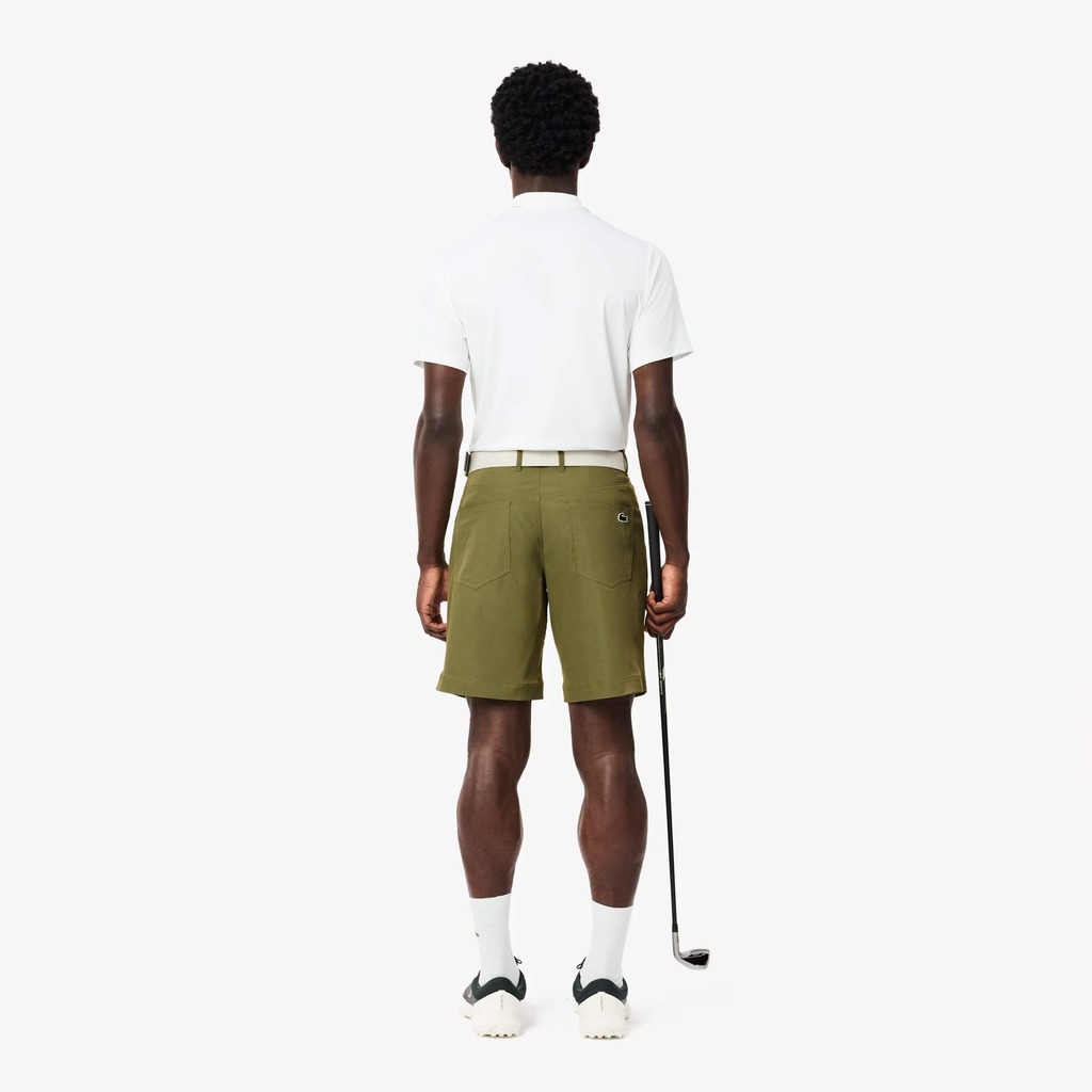 Quần short Lacoste Chính Hãng -  Multi-Pocket Ultra Dry Golf Shorts - Màu Olive | JapanSport  FH6882-51-BMY