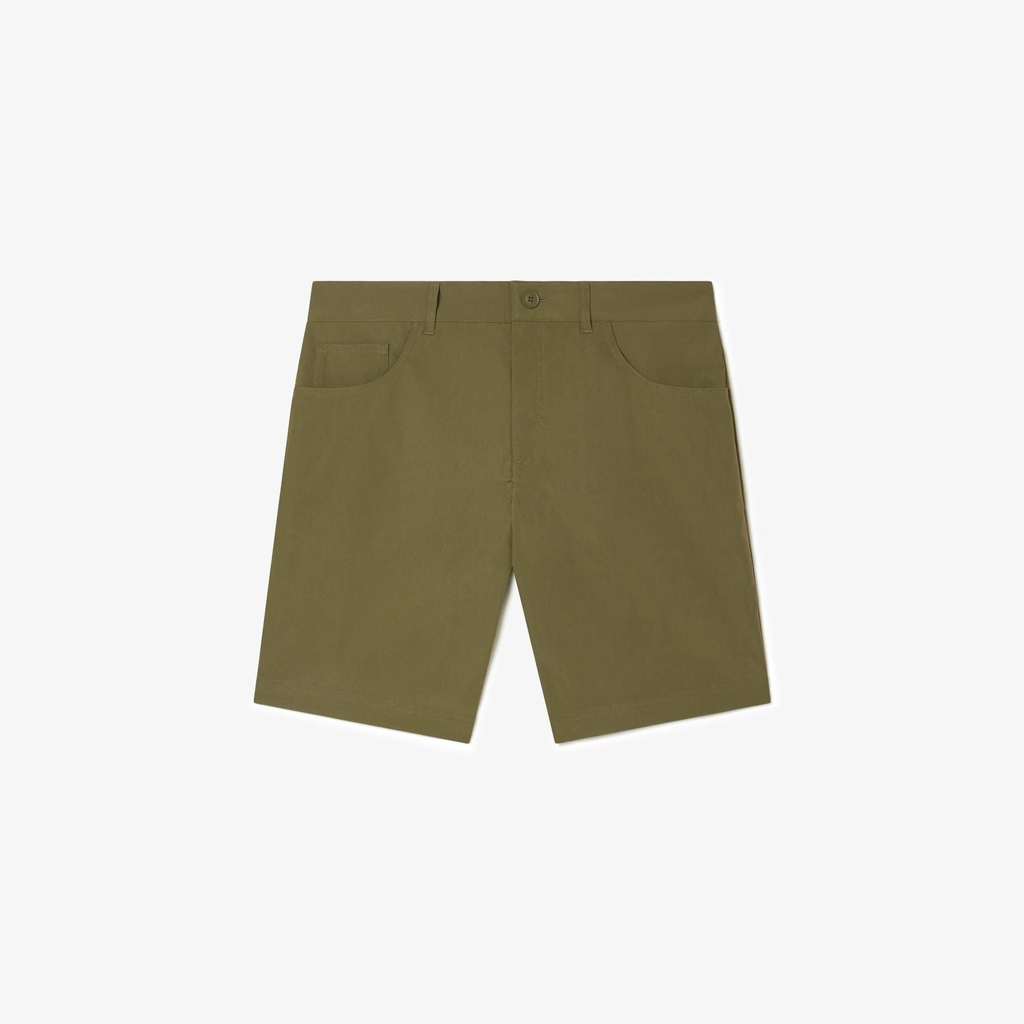 Quần short Lacoste Chính Hãng -  Multi-Pocket Ultra Dry Golf Shorts - Màu Olive | JapanSport  FH6882-51-BMY