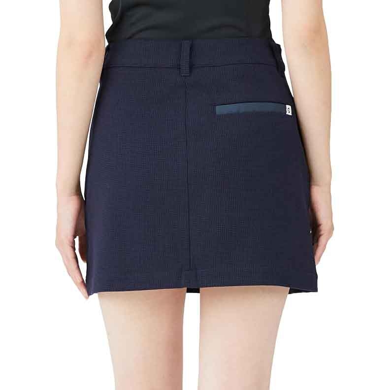 Chân Váy FootJoy Nữ Chính Hãng - Hound Tooth Brushed Golf Skirt - Màu Navy | JapanSport 81210-FJW-F23-P02