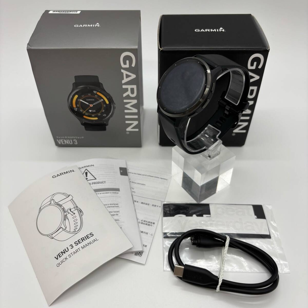 【Đã qua sử dụng】Đồng Hồ Garmin Chính Hãng - Venu 3 Màu đen - Nam | JapanSport