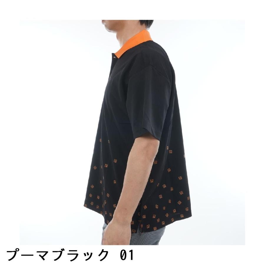 Áo Polo Puma Chính Hãng - PUMA x FFTK AOP - Màu Đen | JapanSport 633699-01