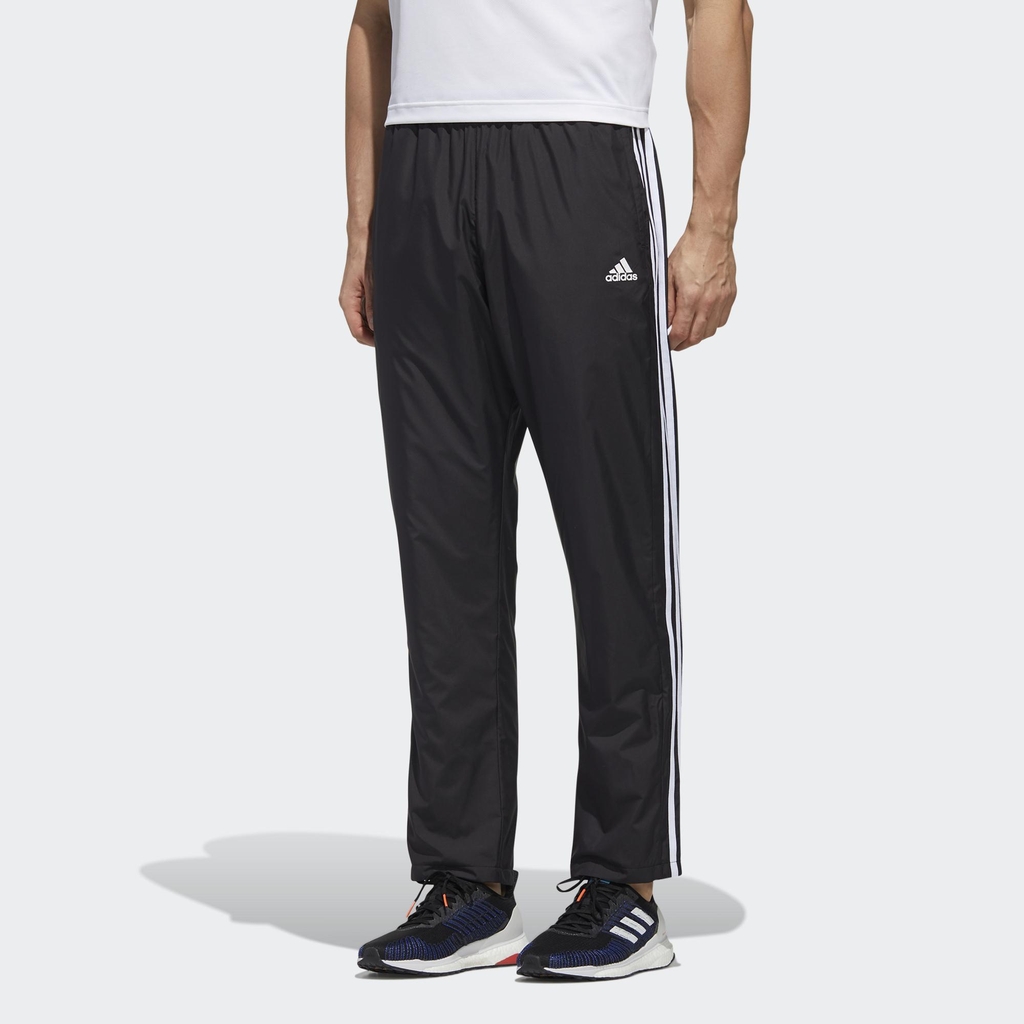 Quần Adidas Nam Chính Hãng - MUST HAVES 3-STRIPES WIND PANTS - Đen | JapanSport GE0428
