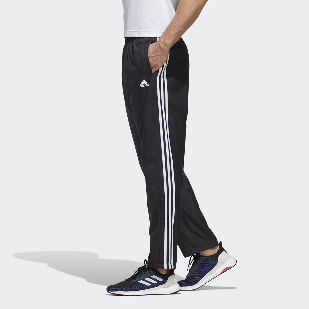 Quần Adidas Nam Chính Hãng - MUST HAVES 3-STRIPES WIND PANTS - Đen | JapanSport GE0428