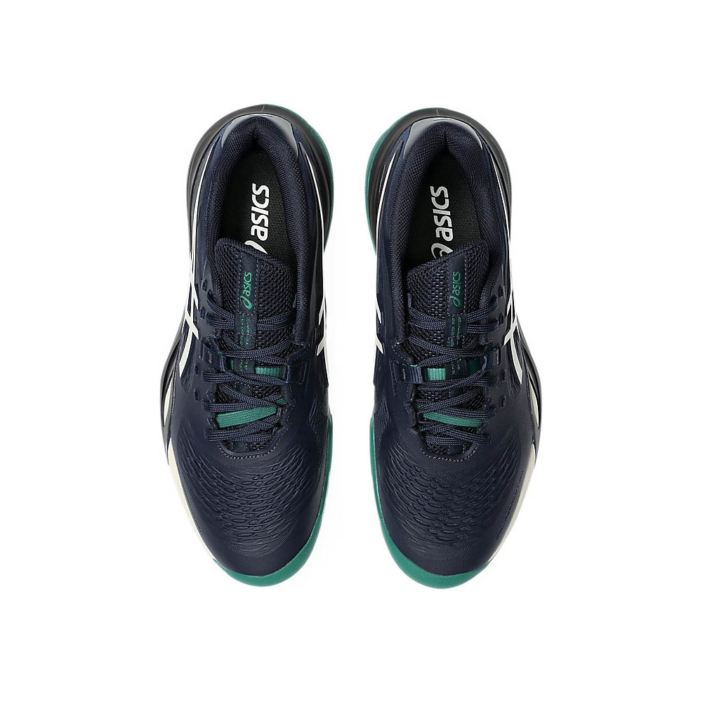 Giày Tennis Asics Nam Chính hãng - GEL-RESOLUTION X - Màu Xanh | JapanSport 1041A481-400