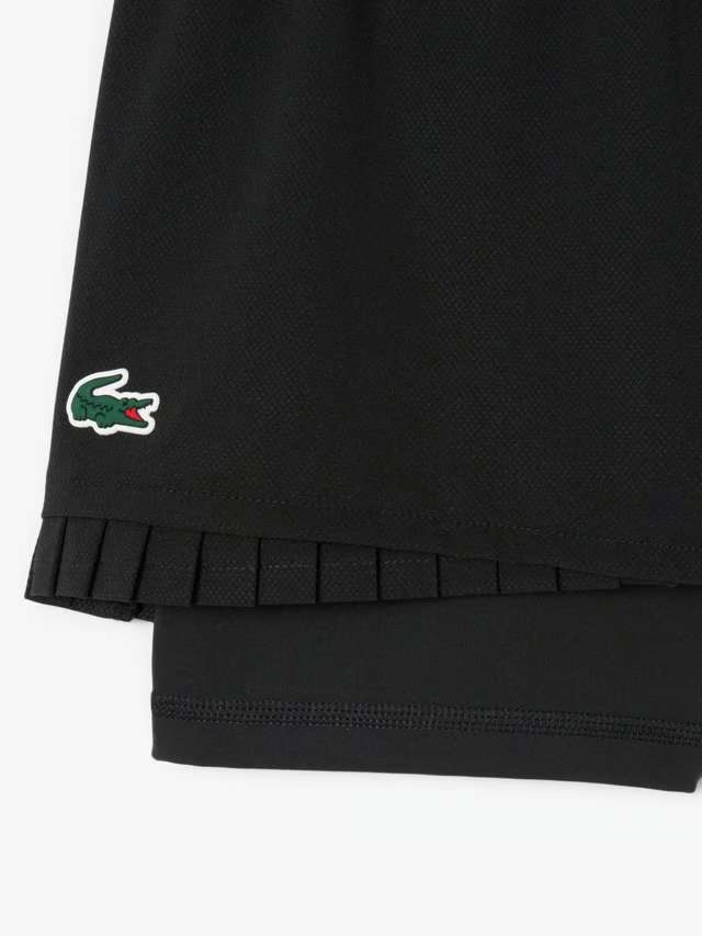 Quần Short Lacoste Chính hãng - Ultra Dry Lined Tennis Shorts - Màu Đen | JapanSport GF8598-51-C31