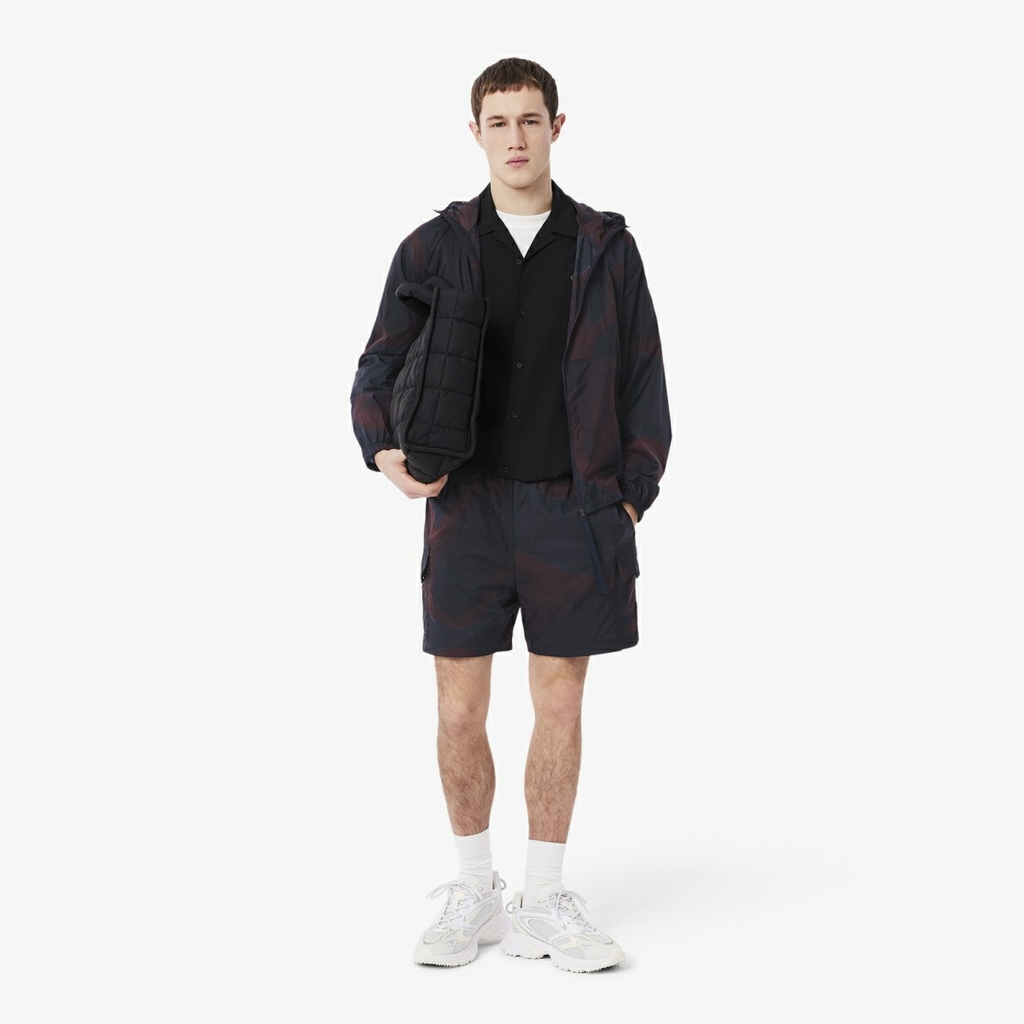Quần Short Lacoste Chính hãng - Ombré Print Nylon - Màu Đen | JapanSport GH9659-51-EIX
