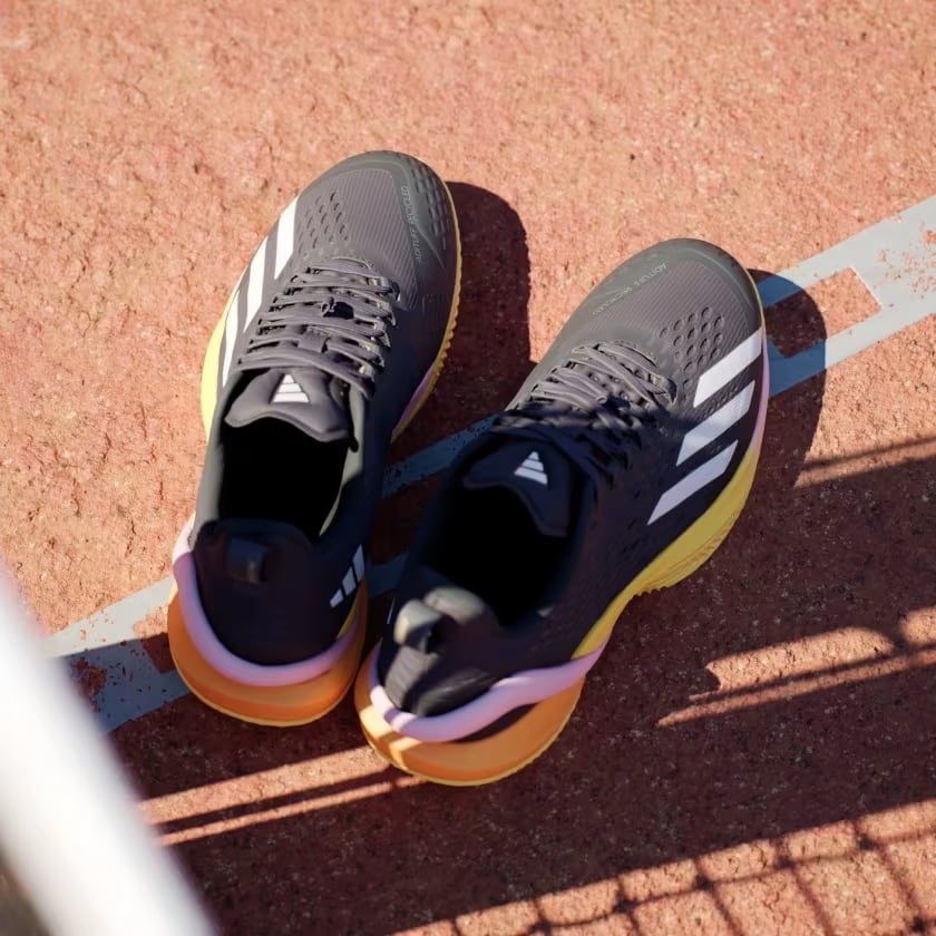 Giày Tennis Adidas Nam Chính Hãng - adizero Cybersonic Clay Tennis  - Đen / Vàng | JapanSport IF0437