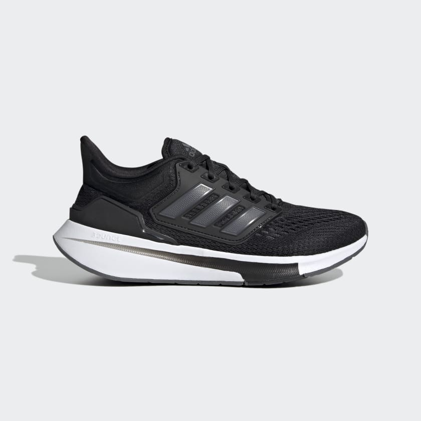 Giày chạy Adidas nữ Chính hãng - EQ21 Run - Đen | JapanSport H00544