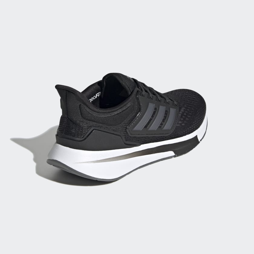 Giày chạy Adidas nữ Chính hãng - EQ21 Run - Đen | JapanSport H00544