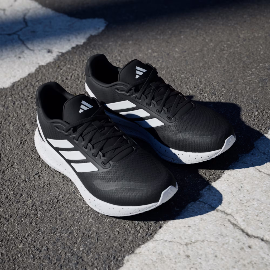 Giày chạy Adidas Nam Chính Hãng - Runfalcon 5 - Black/White | JapanSport - JR5089